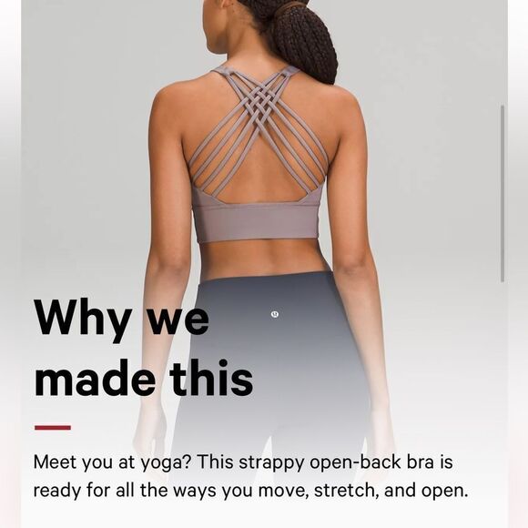 LuluLemon Free to Be High-Neck Longline Bra - Wild
Light Support, A/B Cup - Picture 2 of 13